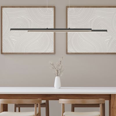 Musta metalli riippuvalaisin, Sangeeta, 22W, 3000K LED