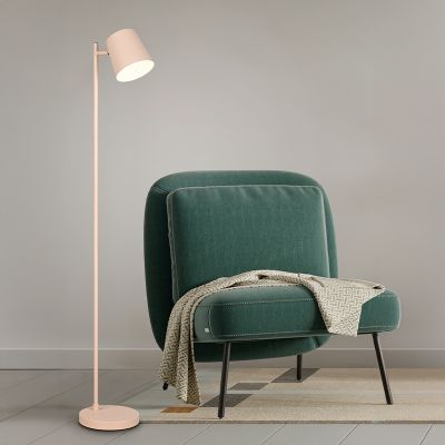 Ruskea metalli ladattava lattiavalaisin, Suraya, 4,5W, 3000K LED, 3-portaisesti himmennettävä