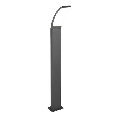 Antrasiitti alumiini ulkovalaisin, Popke, 12,5W, 4000K LED, IP44