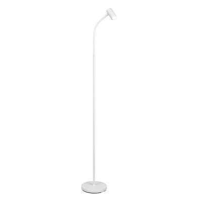 Valkoinen metalli gulv lampe, Suradj, katkaisimella