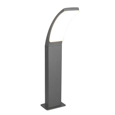 Antrasiitti alumiini ulkovalaisin, Popke, 12,5W, 4000K LED, IP44