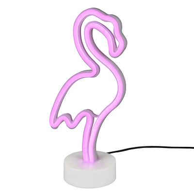 Vaaleanpunainen muovi lastenhuoneen pöytävalaisin, Serian, 1W, 3000K LED