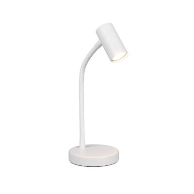 Valkoinen metalli bordlampe, Suradj, katkaisimella