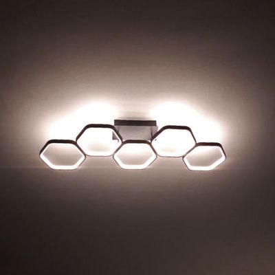 Antrasiitti metalli kattolamppu, Shaka, 24W, 3000K LED