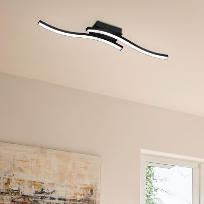 Musta metalli kattolamppu, Go, 5W, 3000K LED