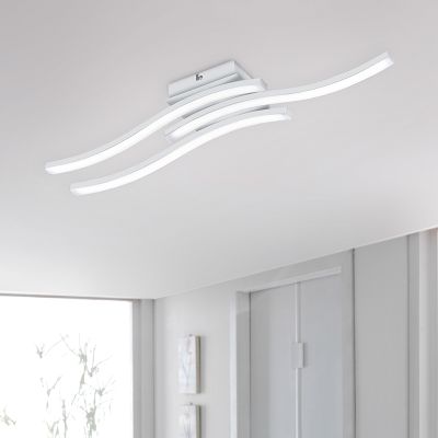 Valkoinen metalli kattolamppu, Go, 5W, 4000K LED