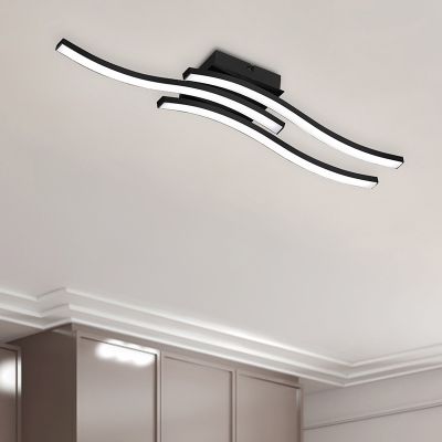 Musta metalli kattolamppu, Go, 5W, 3000K LED