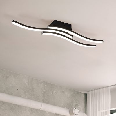 Musta metalli kattovalaisin, Go, 5W, 4000K LED