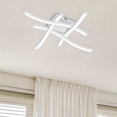 Valkoinen metalli kattolamppu, Go, 5W, 4000K LED