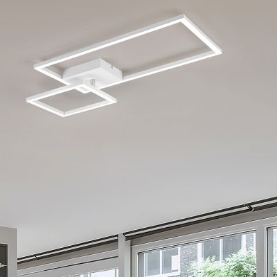 Valkoinen metalli kattolamppu, Binc, 25W, 4000K LED
