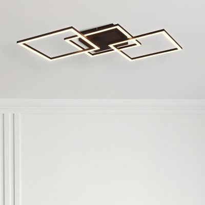 Musta metalli kattolamppu, Margaux, 31W, 3000K LED