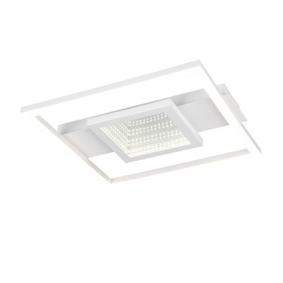 Valkoinen metalli kattovalaisin, Sandhia, 16W, 4000K LED