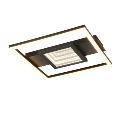 Musta metalli kattovalaisin, Sandhia, 16W, 3000K LED