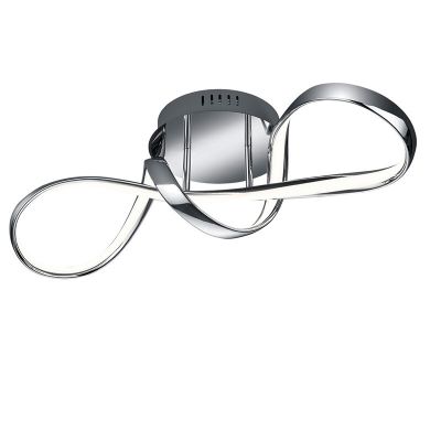 Kromi metalli kattovalaisin, Renso, 28W, 4000K LED, 3-portaisesti himmennettävä