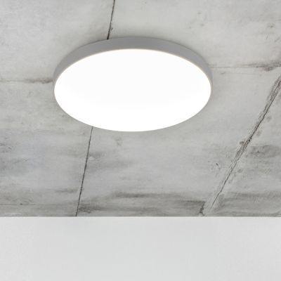 Harmaa muovi kattolamppu, Sharde, 18W, 4000K LED, IP44
