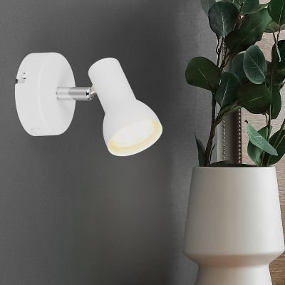 Valkoinen metalli seinäspotti, Sabrin