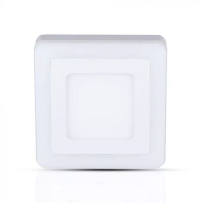 Muovi portaikkovalaisin valkoinen, Haley, 8W, 4500K LED, IP54