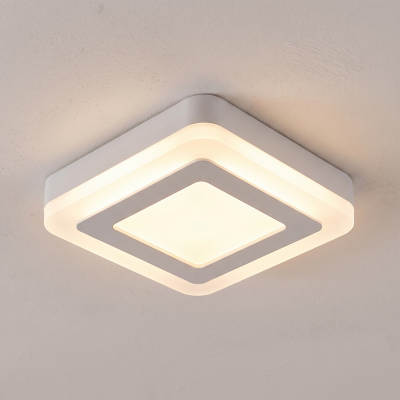 Muovi portaikkovalaisin valkoinen, Haley, 8W, 4500K LED, IP54