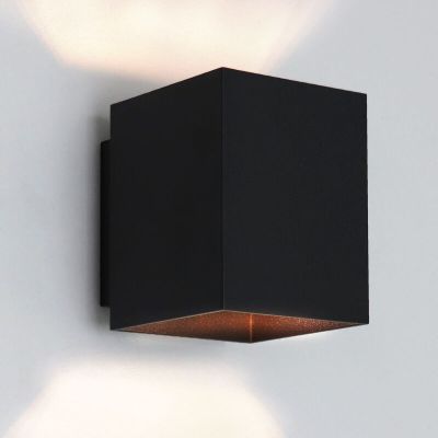 Moderni ylös alas seinävalaisin musta, Dalila